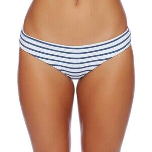 Splendid Chambray All Day Bikini Bottom size M Blue White Stripe